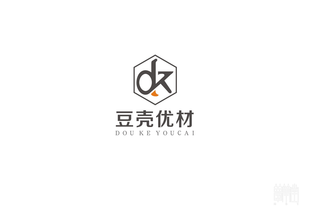 豆殼優(yōu)材LOGO設(shè)計(jì)